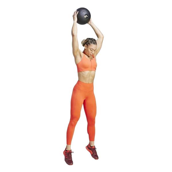 Adidas Womens/Ladies Optime 7/8 Leggings - Red - 