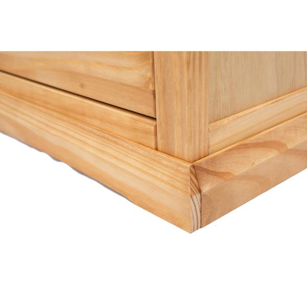 Cabinet Bits Lucca 5 Drawer Chest of Drawers Wood Knob