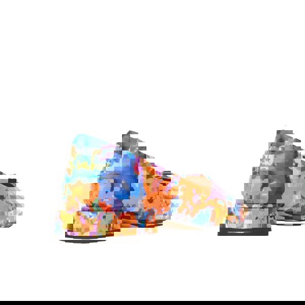 Embassy London Ballerina - Summer Colours - Women's low heel square toe leather pump in bright print