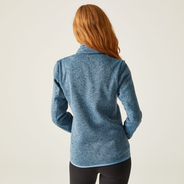 Regatta Women's Newhill Marl Full Zip Fleece Jacket - Coronet Blue / White