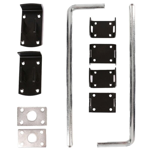 2X Large Garden Gate/Garage Door Drop Bolts - Floor/Ground/Stable Lock Catch