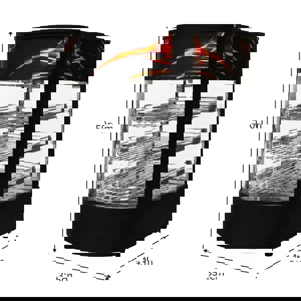 Kukoo Commercial Food Warmer Glass Pizza Display