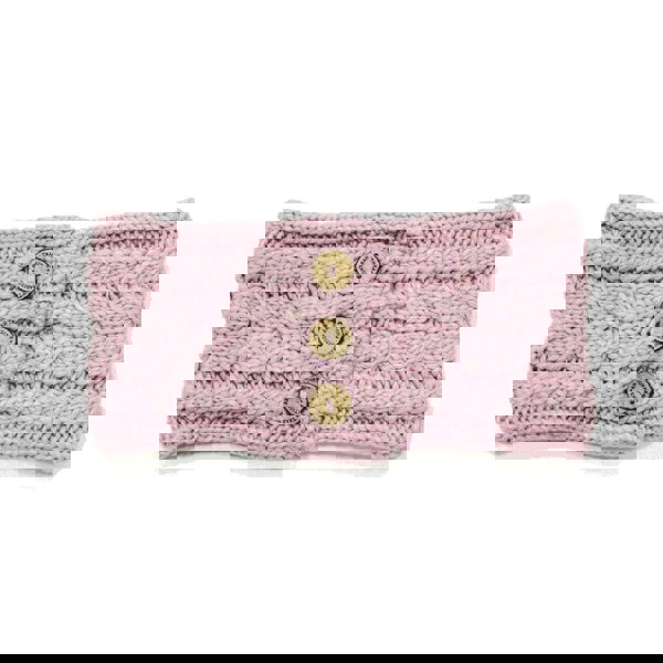 Aran Donegal Cable Button Headband Stay Cozy and Chic with Aran Donegal Cable Button Headband