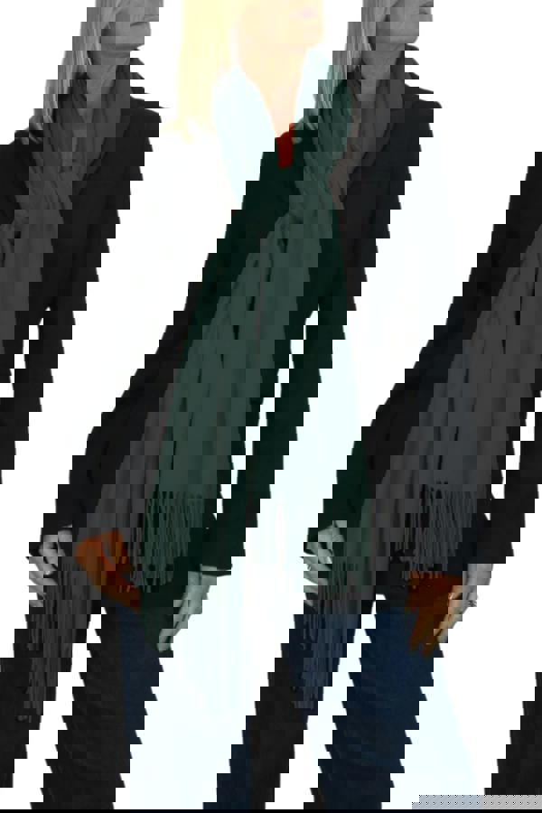 Paulo Due Wool Blend Pashmina Scarf Solid Colour