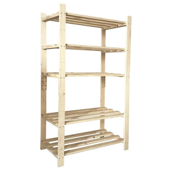 Core Products 5-Shelf Freestanding Storage Rack Unit, Heavy-Duty