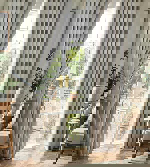 Luxury Living Chenille Blackout Pencil Pleat Top Curtains