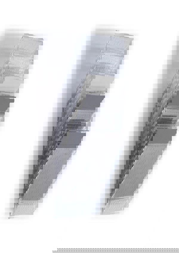 Durable FLEXIBOXX 6 Wall Mounted Literature Tray | A4 Portrait Holder | Clear