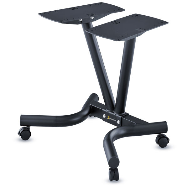 Strongology 40kg Adjustable Dumbbell Pair with Free Durable Steel Adjustable 40kg Dumbbell Floor Stand