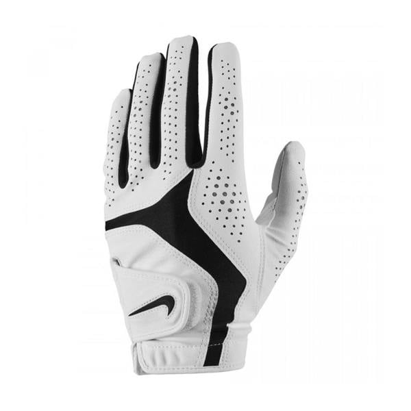 Nike Dura Feel X Left Hand Golf Glove - White/Black - 