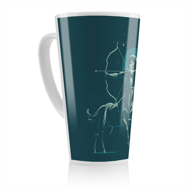 Benjamin Tate Design Zodiac Sagittarius Dining Latte Mug