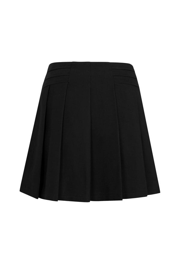 BALOU Women's Pleated Skirt - Black