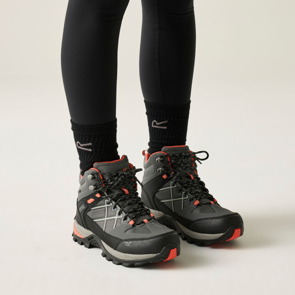 Regatta Women's Samaris III Walking Boots - Dark Steel/Satsuma