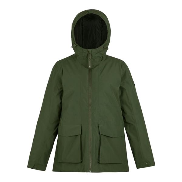 Regatta Womens/Ladies Melane Insulated Waterproof Jacket - Dark Khaki/Black - 
