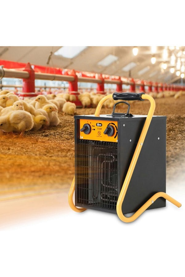 Living and Home 5KW Electric Fan Heater for Industrial and Agricultural Use
