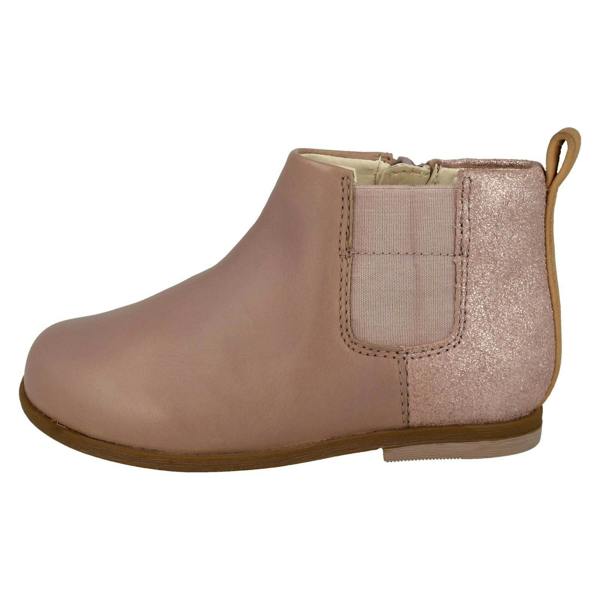 Clarks Infant Girls Clarks Glitter Detailed Ankle Boots Drew Fun