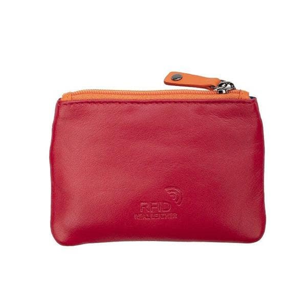 PRIMEHIDE Coin Purse with Coloured Zips