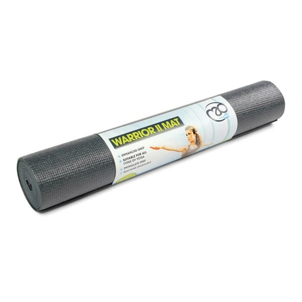 Fitness Mad 4mm Warrior II Yoga Mat - Grey