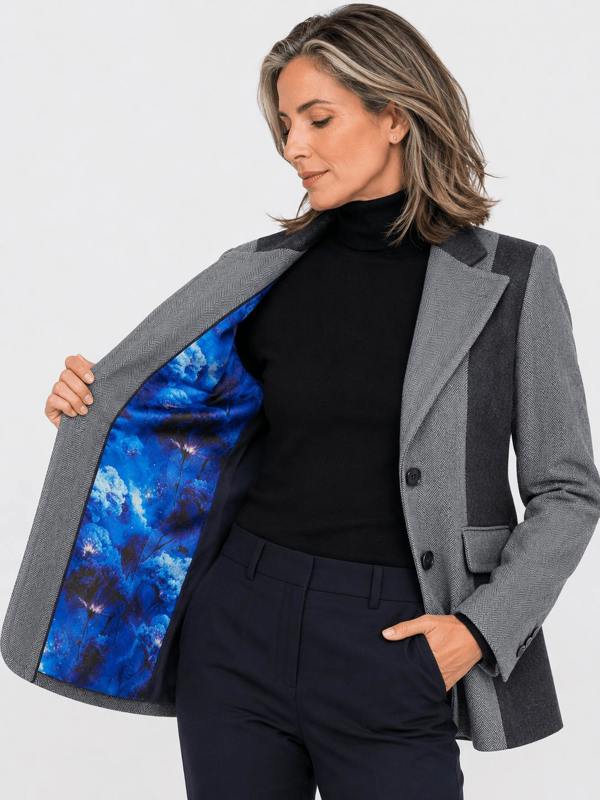 Claudio Lugli Heritage Herringbone Riding Womens Jacket