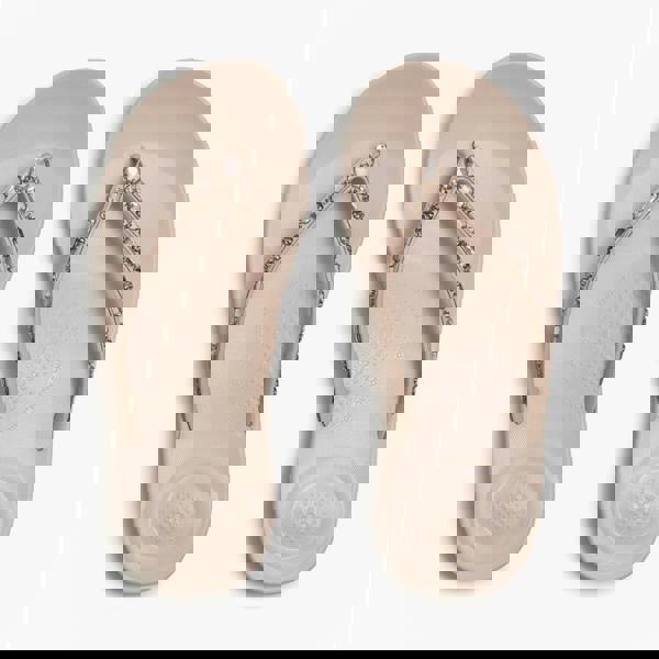 FitFlop FitFlop IQUSHION MULTI Womens Toe-Post Sandals All Nude Rose