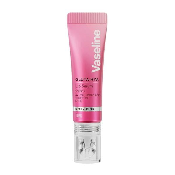 Vaseline Gluta-Hya Lip Serum Gloss Juicy Peach, Plum, Pink & Cherry 10ml