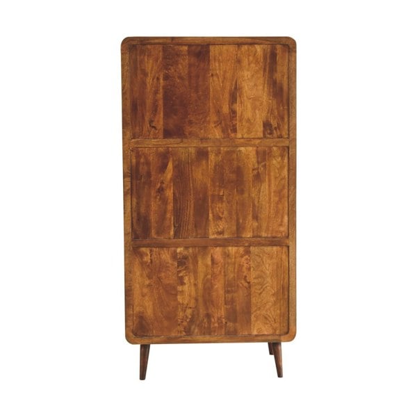 Artisan Furniture Curved Chestnut Wardrobe
