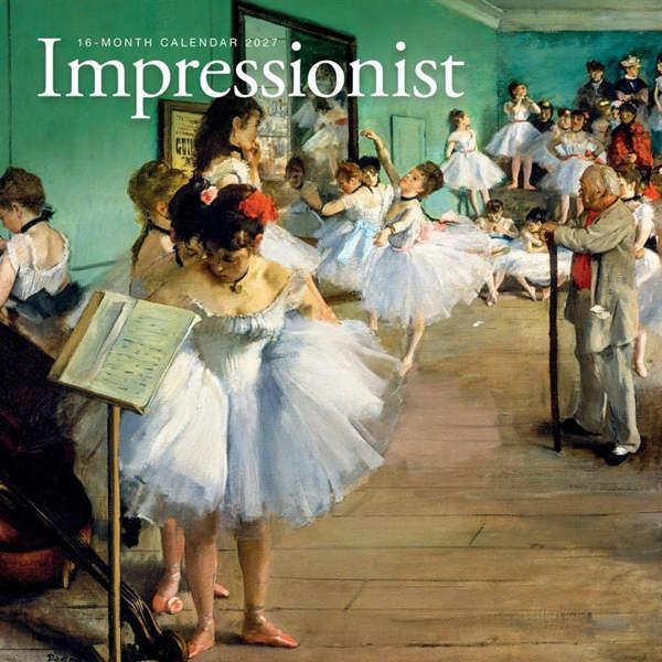 Impressionist Calendar 2027, Wall Calendars, Month To View, Art, Gift