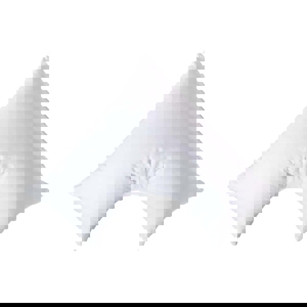 HOMESCAPES Organic 400 TC Egyptian Cotton Sateen V Shaped Pillowcase