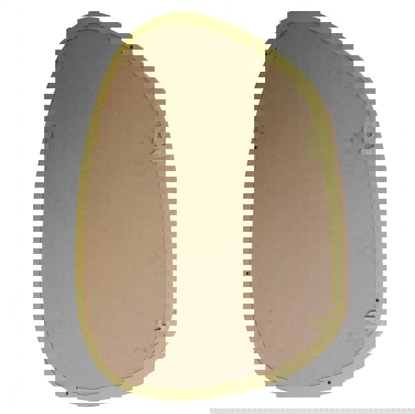 Exclusive Mirrors Modern Antique Gold Pebble Metal Wall Mirror - 71cm x 55cm