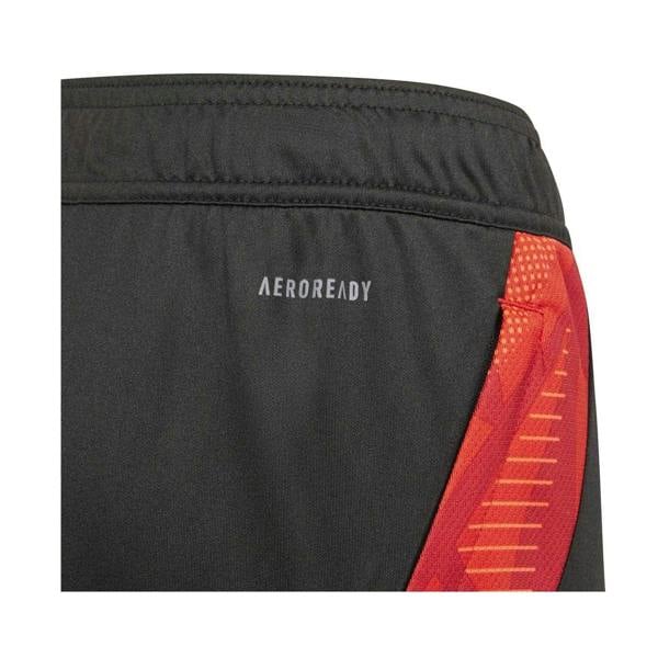 Adidas Childrens/Kids Tiro 24 Competition Football Shorts - Black/Solar Red - 