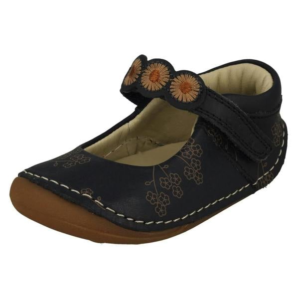Clarks Girls Clarks Flower Detailed Mary Jane Shoes Tiny Flora T