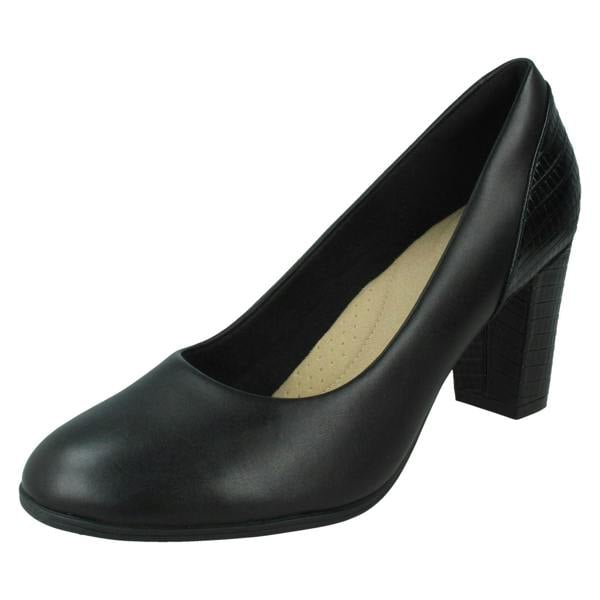 Clarks Ladies Clarks Slip On Formal Court Shoes Alayna Ray