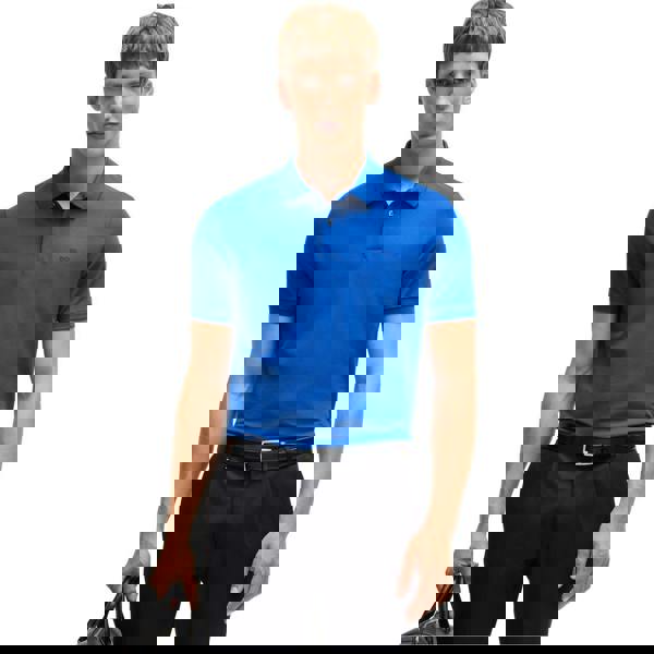 Hugo Boss Mens Pallas Cotton Polo Shirt - Blue