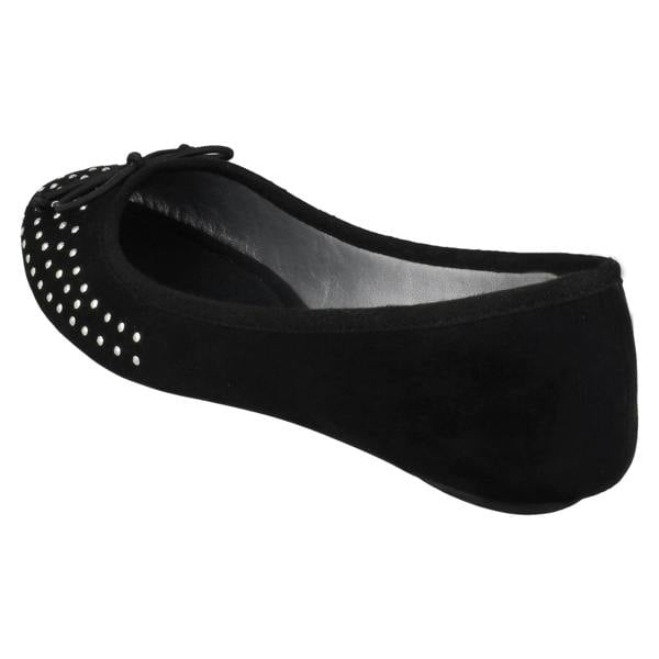 Spot On Ladies Spot On Jewel Design Ballerinas