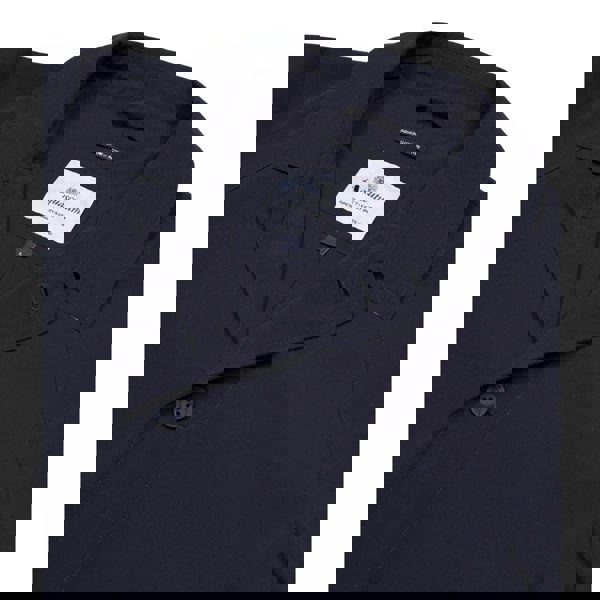 Aquascutum Active Stretch Caban Trench Coat Navy S