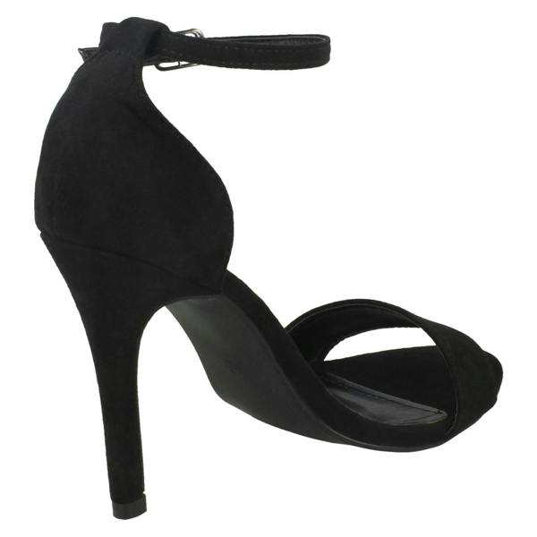 Spot On Ladies Spot On High Heel Mule Sandals