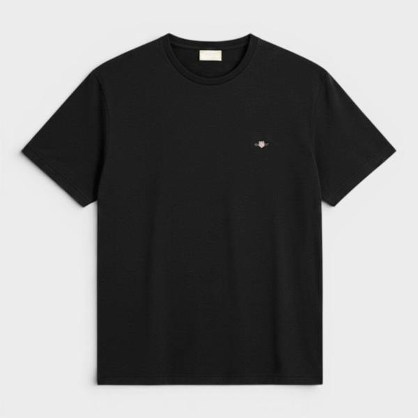 GANT Shield Logo SS T-Shirt Black