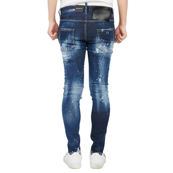 DSQUARED2 S71LB0945 S30685 SUPER TWINKY JEAN 470 NAVY BLUE JEANS Mens 48