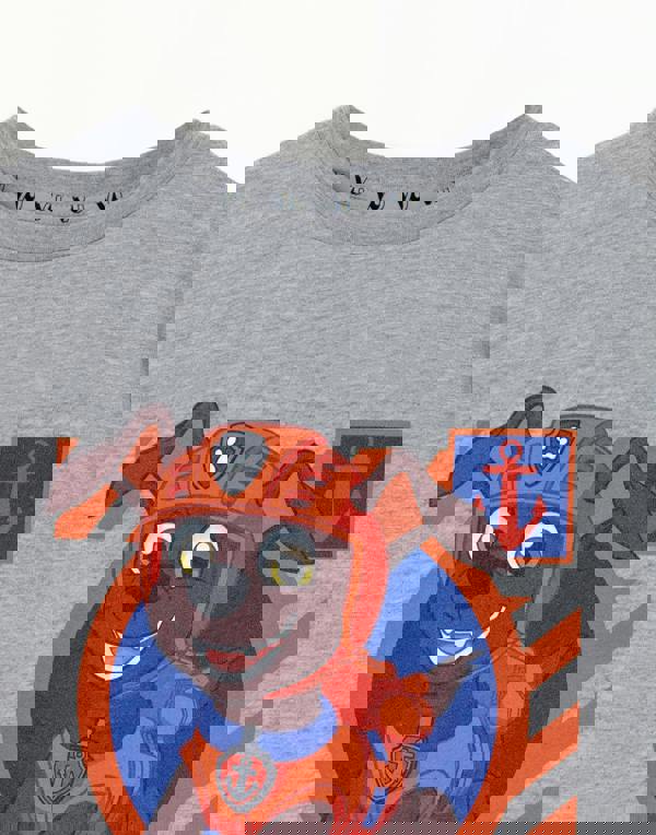 Paw Patrol Boys Grey Zuma Short Sleeved T-Shirt