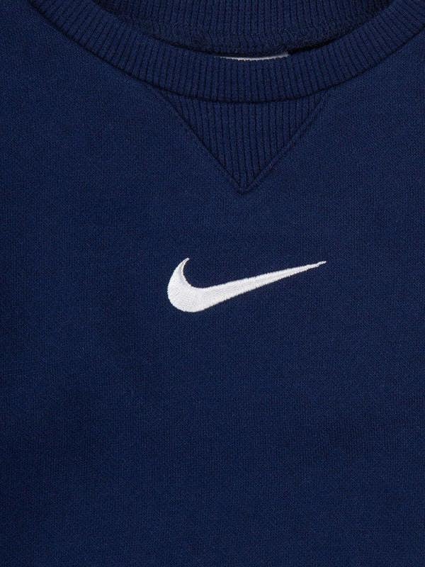 Nike Kids Unisex Fleece Crew Neck Tracksuit Navy