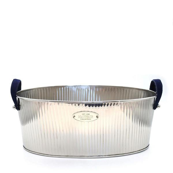 Culinary Concepts Mayfair Large Champagne Bath - with Navy Handles