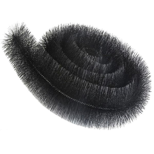 Black Gutter Brush 4m x 100mm Prevents Debris & Moss
