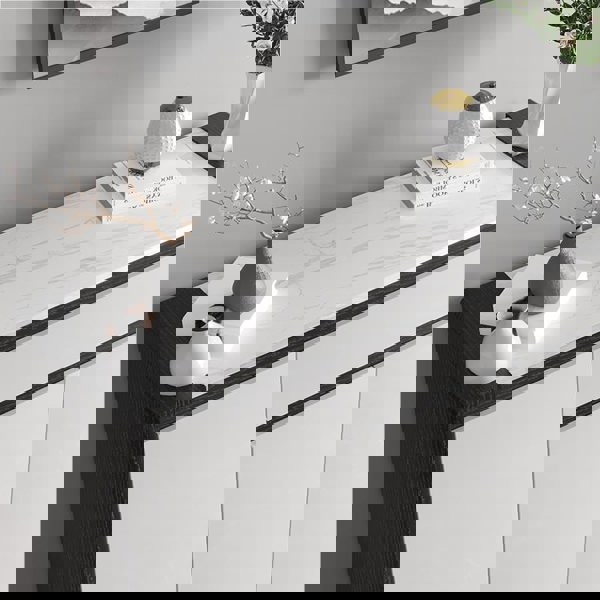 Kamen Shoe Storage, White with shoe storage white