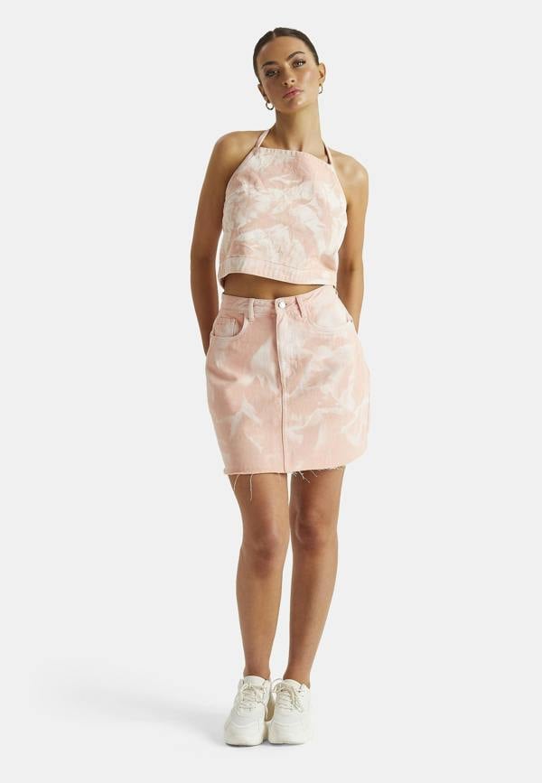 Urban Bliss Tie Dye Halterneck Top