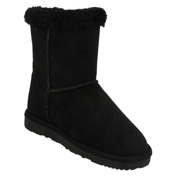 Spot On Girls Spot On Ankle Fur Trim Boots