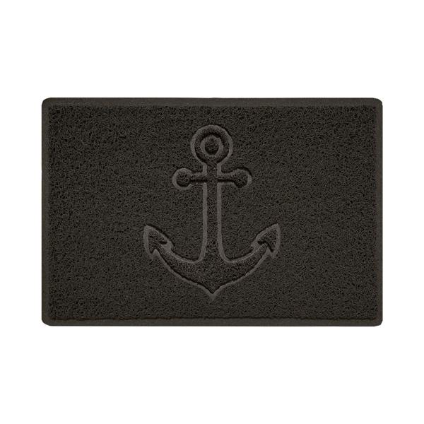 Nicoman "Anchors Away" Grey Spaghetti Door Mat