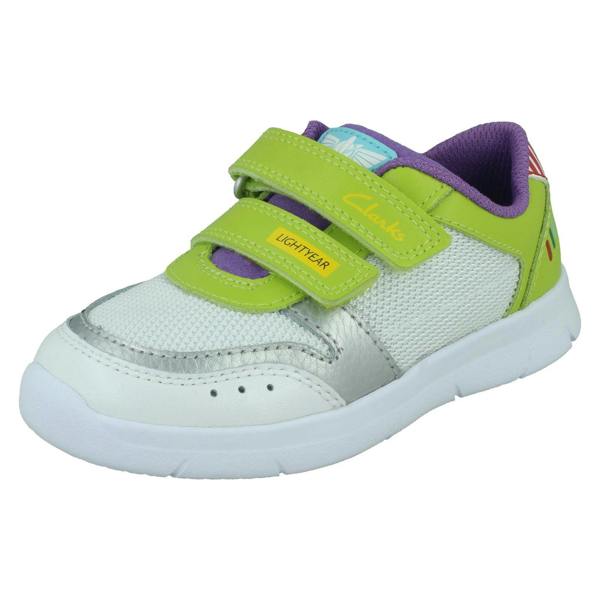 Clarks Childrens Clarks Hook & Loop Casual Trainers Ath Howdy