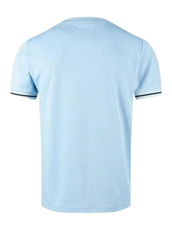 Luke 1977 LUKE1977 Arriba textured T-Shirt - Sky Blue