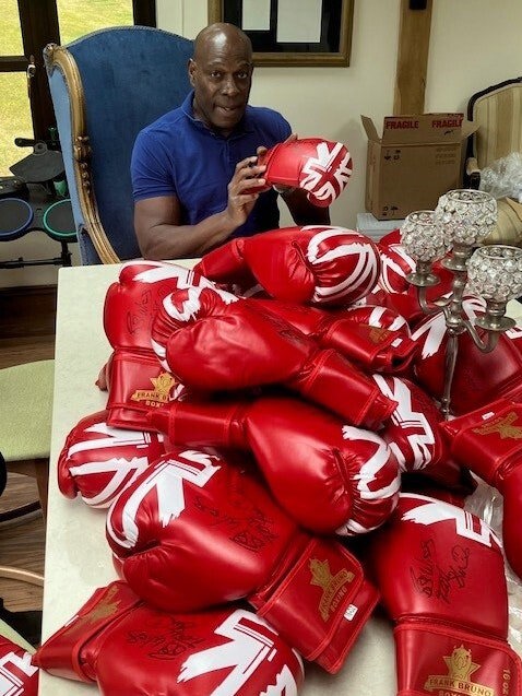 Frank Bruno Boxing Frank Bruno signed replica Boxing Glove