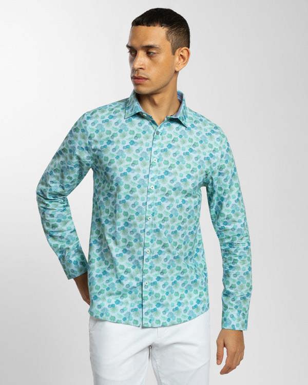 Steel & Jelly Limited Edition Floral & Fern Leaf Print Long Sleeve Shirt