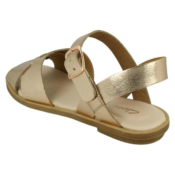 Clarks Ladies Clarks Casual Sandals Willow Gild